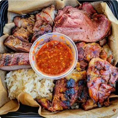 Tritip, Chicken, grilled pork