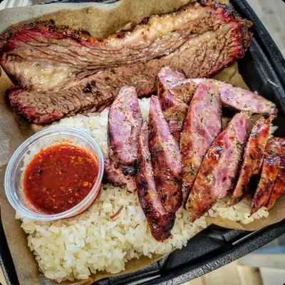 Brisket and sausage